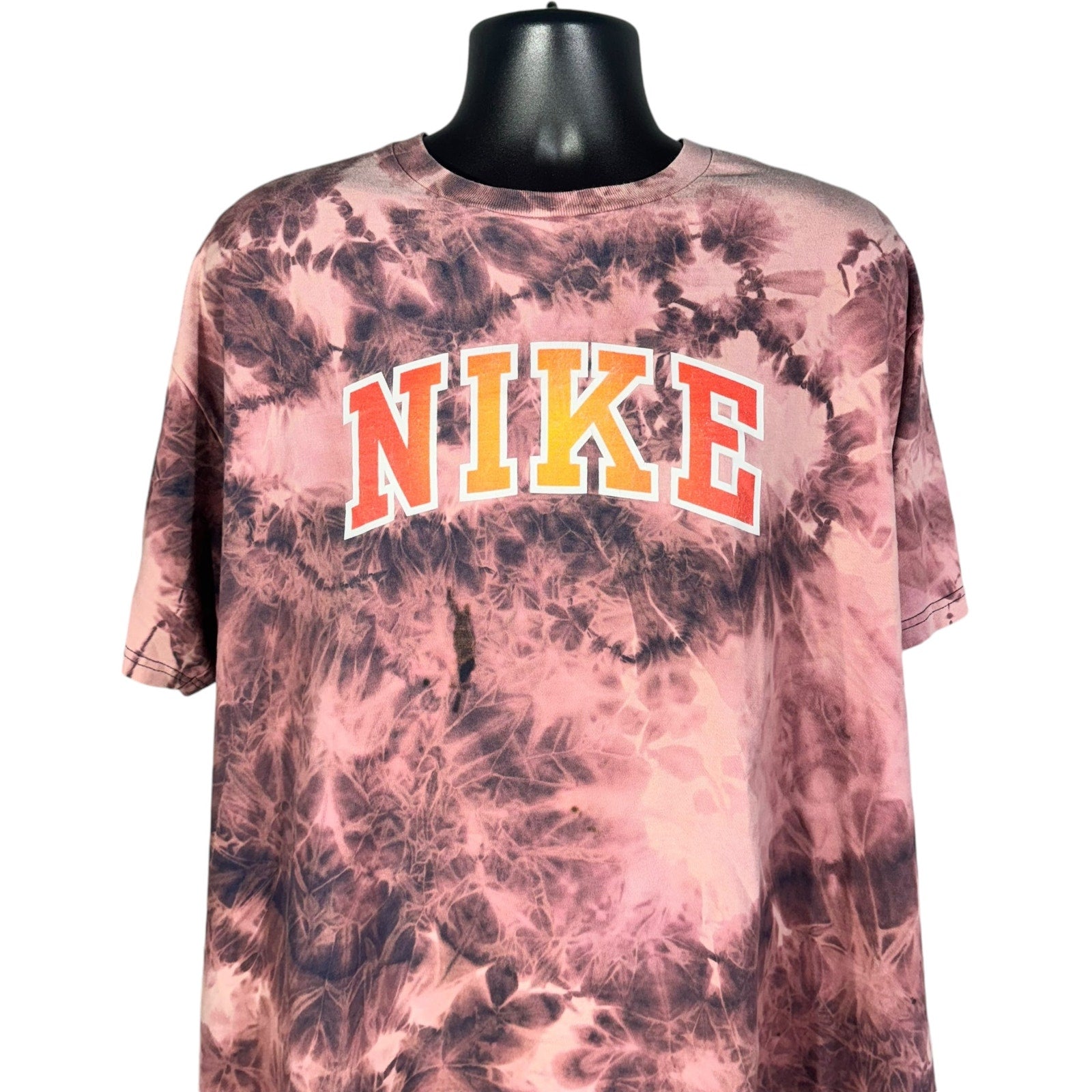 Vintage Nike Tie-Dye Spellout Tee