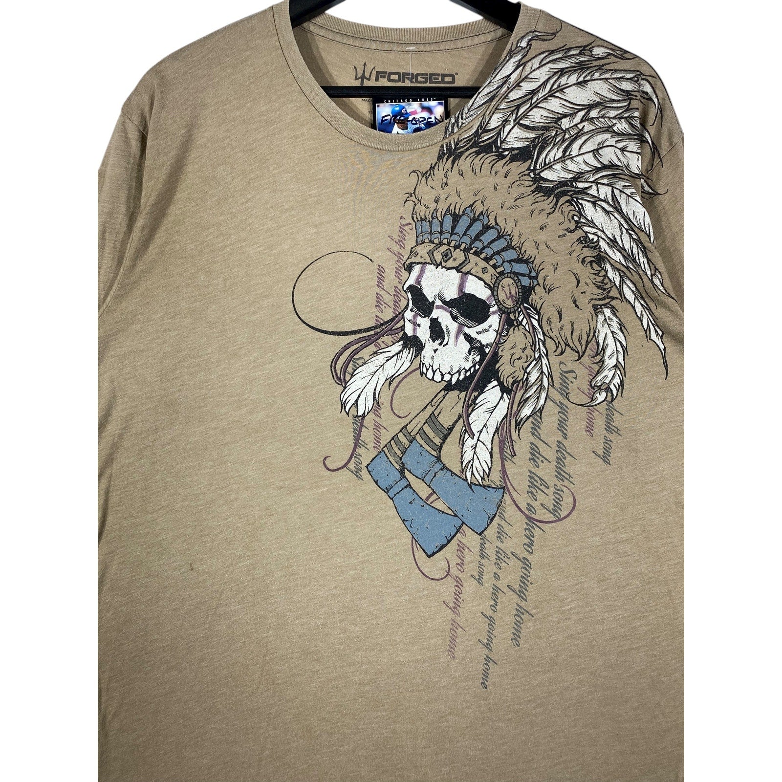 Vintage Skull Graphic Print T-Shirt