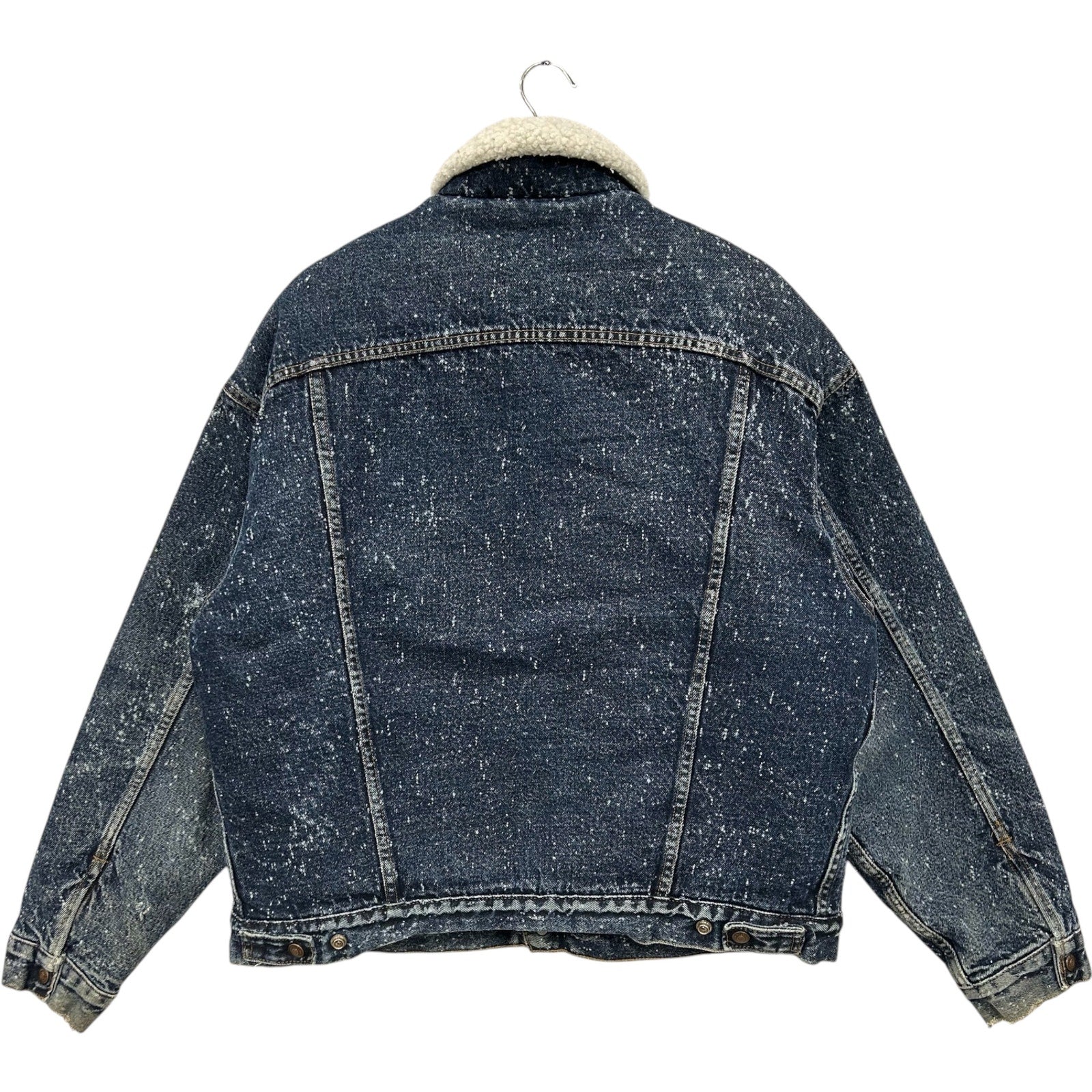 Vintage Levis Sherpa Lined Denim Trucker Jacket 80s