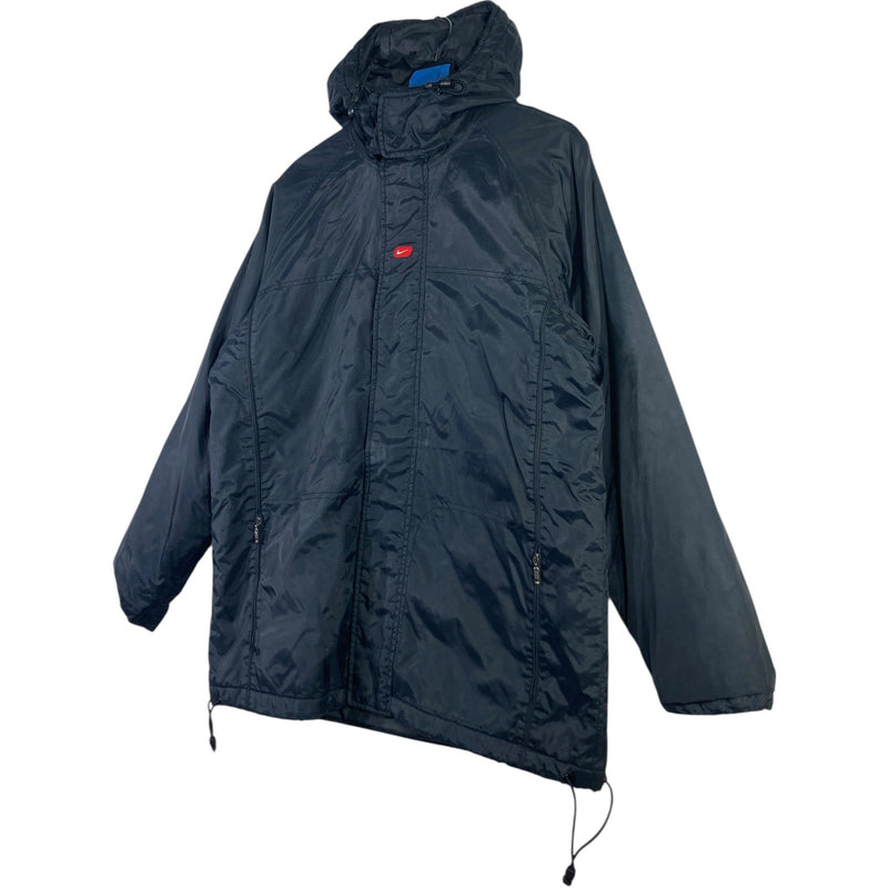 Vintage Nike Hooded Full Zip Light Rain Jacket