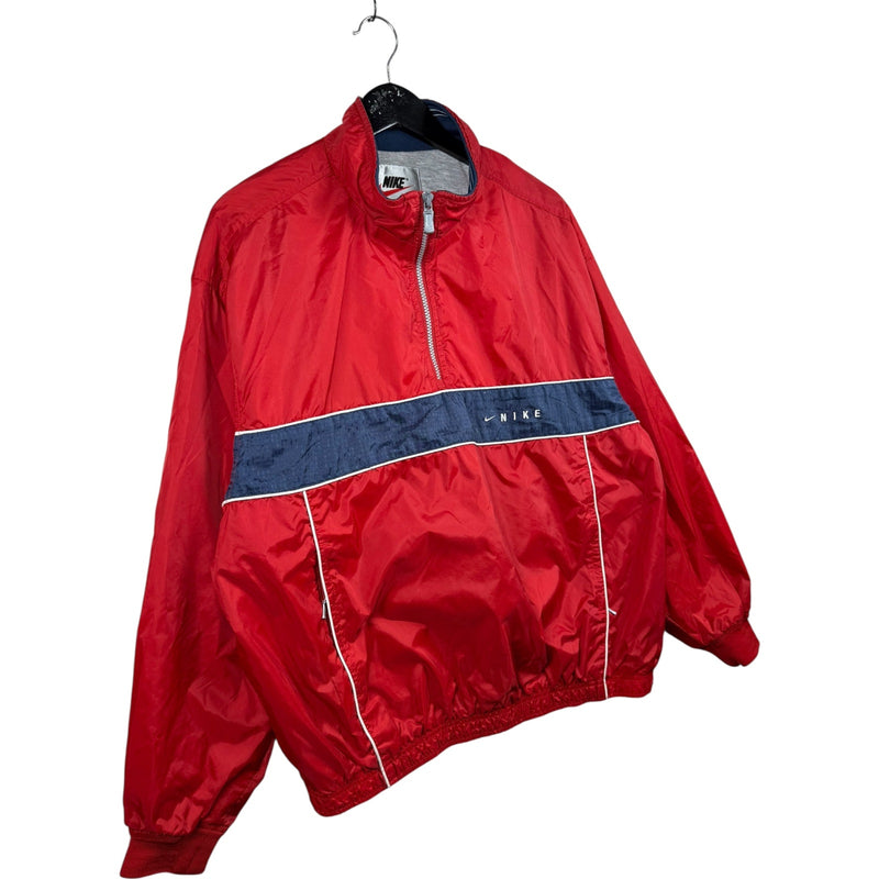 Vintage Nike Quarter Zip Track Windbreaker