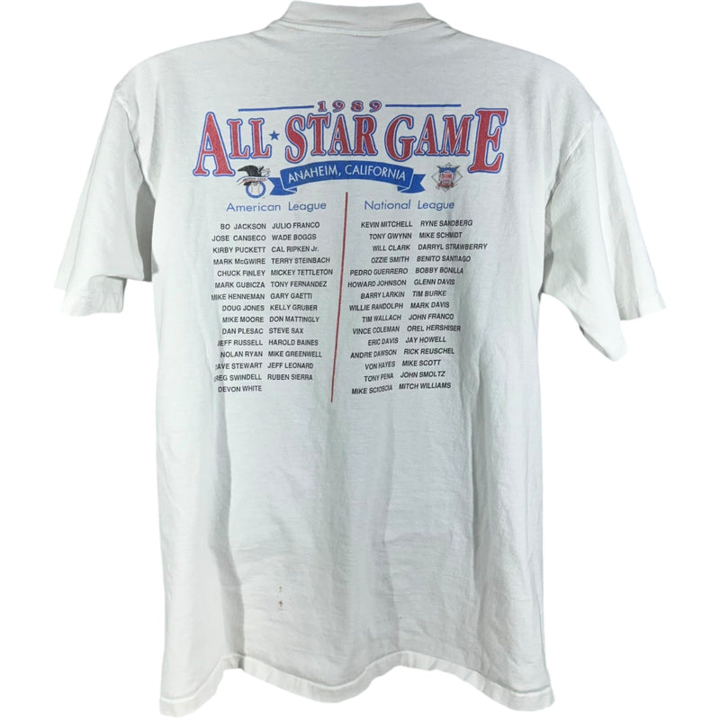 Vintage California Angels All Star Game Caricature MLB Tee