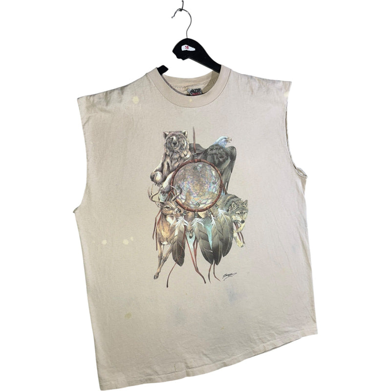 Vintage Dream Catcher Muscle Sleeves Tank Top