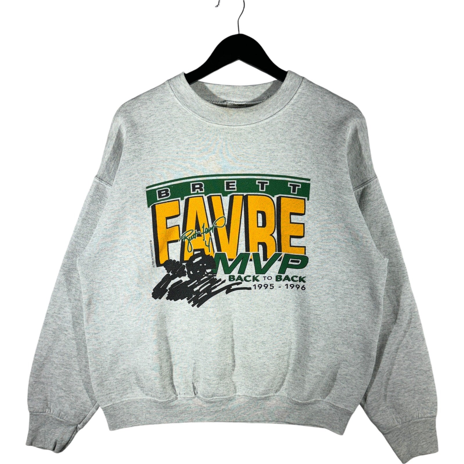 Vintage Brett Farve MVP Crewneck 90s