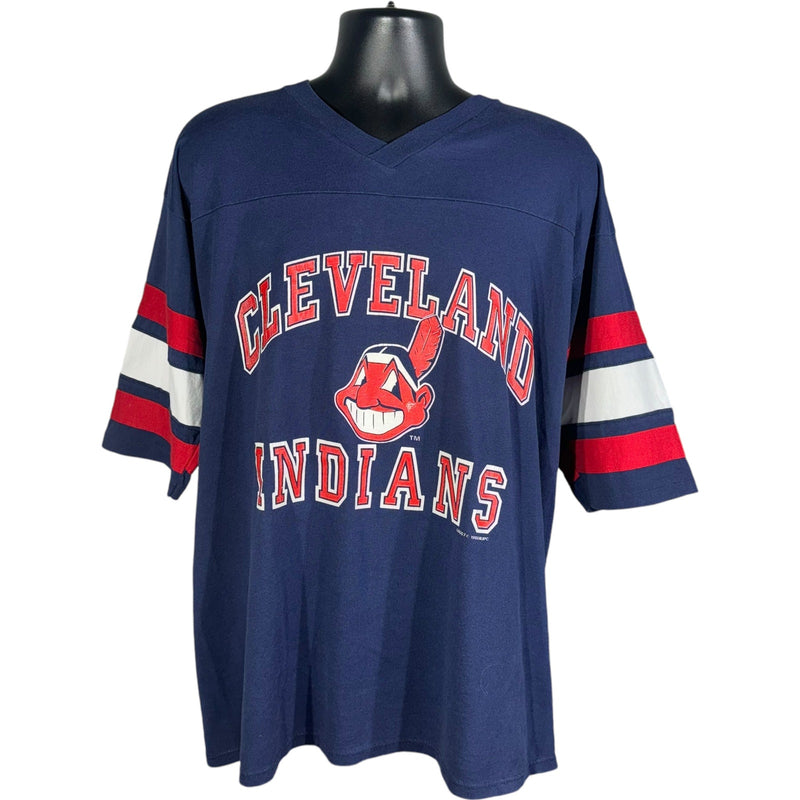 Vintage Logo 7 Cleveland Indians MLB Tee 1988