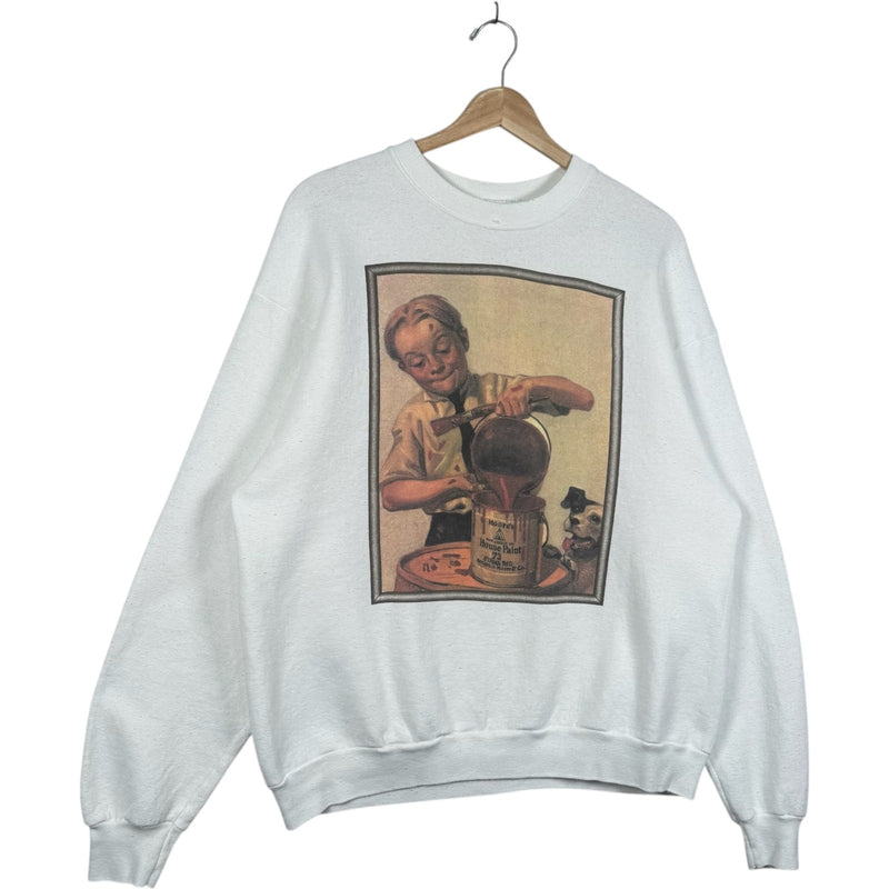 Vintage Moore's Paint Can Art Crewneck