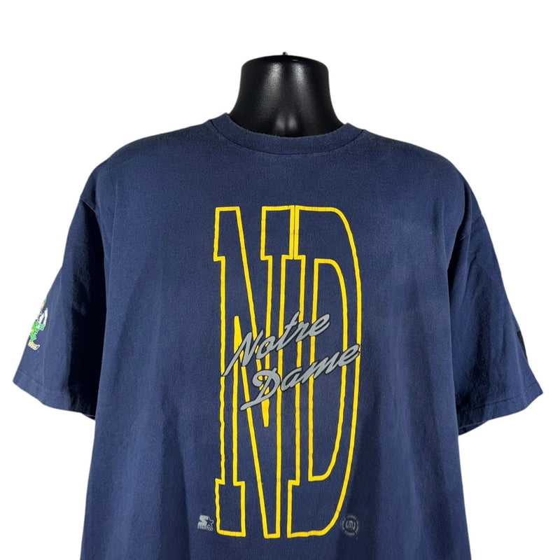 Vintage Starter Notre Dame University Spellout Tee