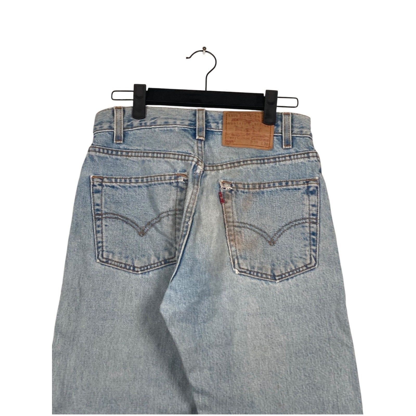 Vintage Levis 505 Denim Cut Off Shorts 29