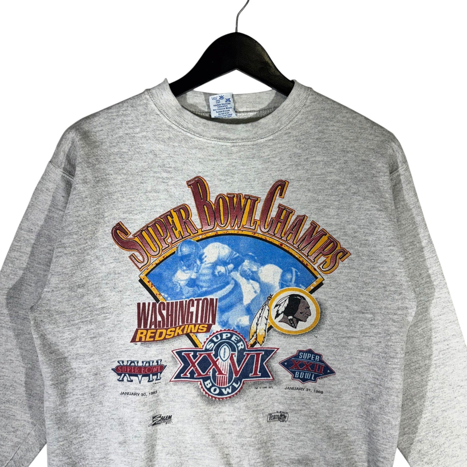 Vintage Washington Redskins Super Bowl Champs NFL Crewneck