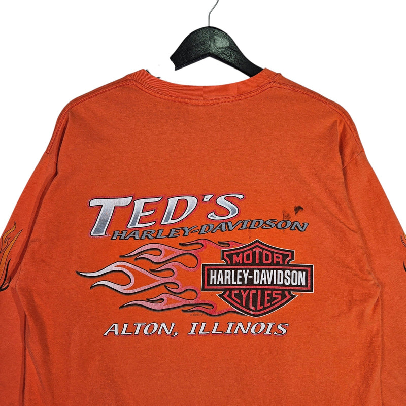 Vintage Harley Davidson Illinois Long Sleeve