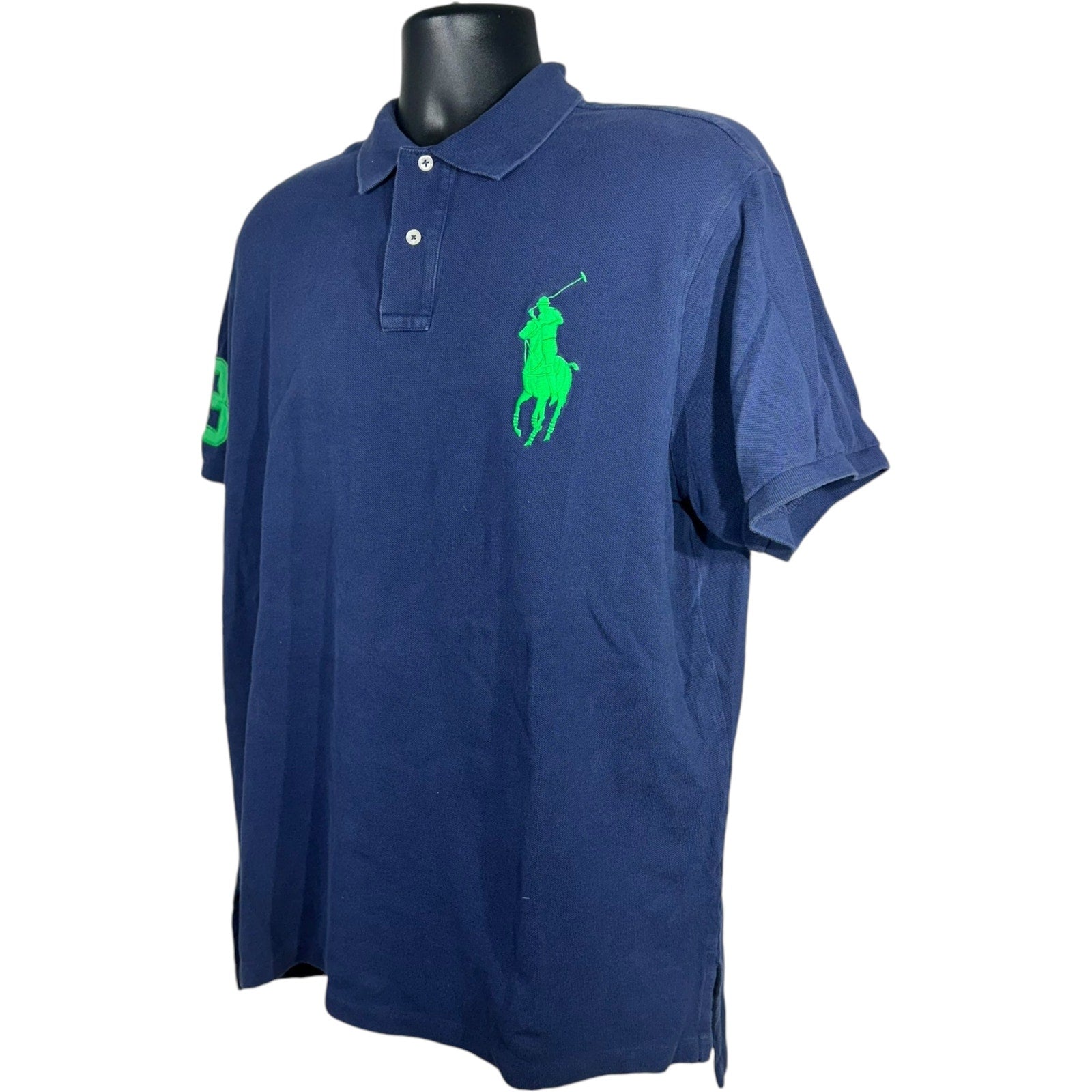 Vintage Polo Ralph Lauren Large Horse Short Sleeve Polo