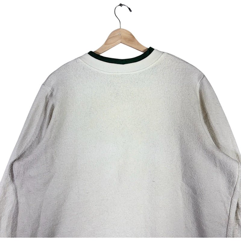 Vintage Embroidered Cardinals Nature Crewneck