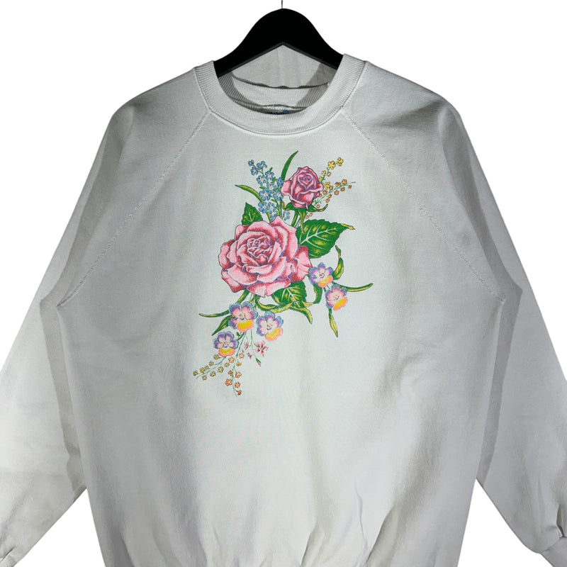 Vintage Flowers Nature Crewneck