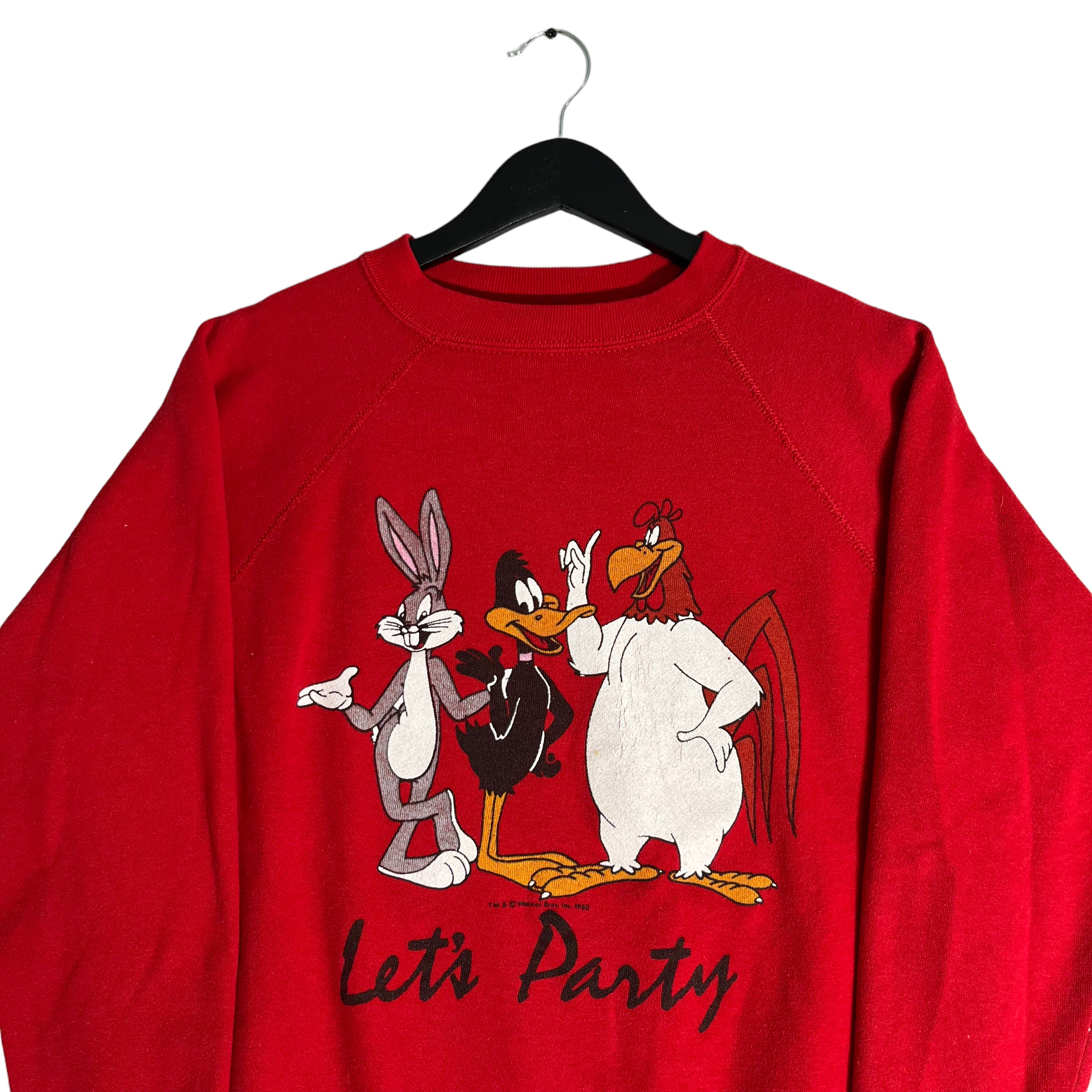 Vintage Looney Tunes "Let's Party" Crewneck 80s
