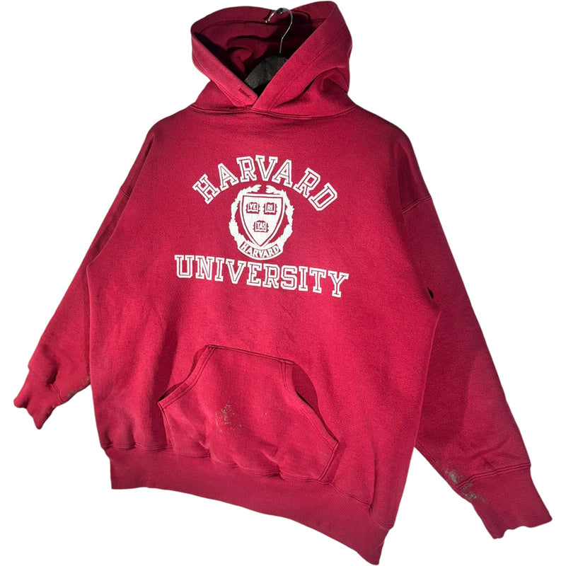 Vintage Russell Double Faced Harvard University Hoodie 80s