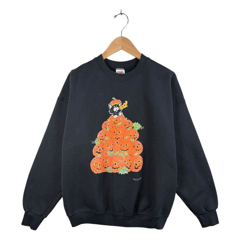 Vintage Halloween Jack-O’-Lantern Pumpkin Crewneck