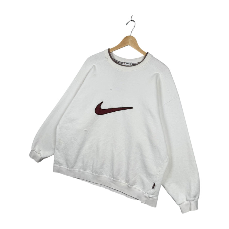 Vintage Nike Big Swoosh Embroidered Crewneck