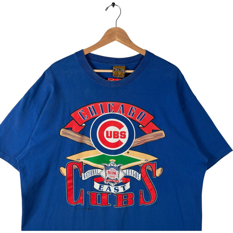 Vintage Nutmeg Chicago Cubs Spellout MLB Tee 90s