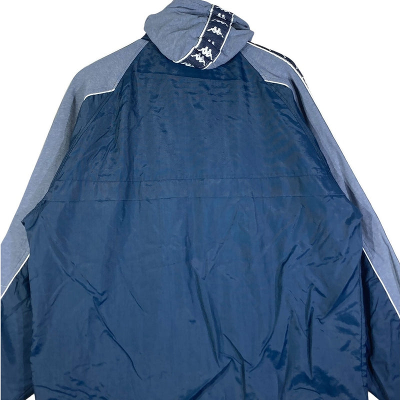 Vintage Kappa Full Zip Anorak Hooded Windbreaker