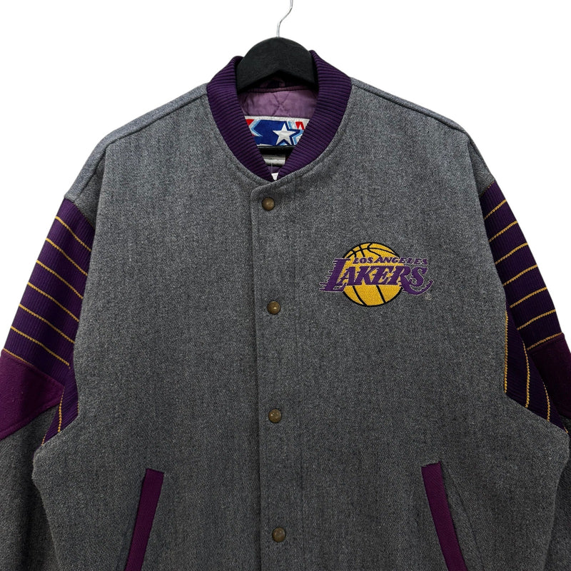 Vintage Los Angeles Lakers Starter Letterman Jacket 80s