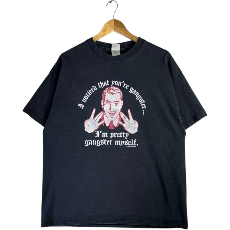 Vintage Gangster Humor Graphic T-Shirt