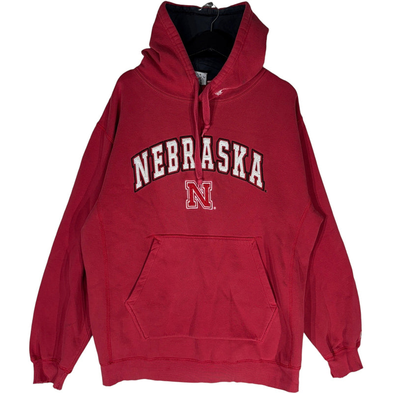 Vintage University Of Nebraska Spellout Hoodie