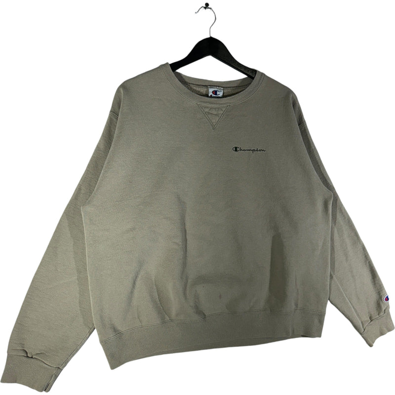 Vintage Champion Spellout Logo Crewneck