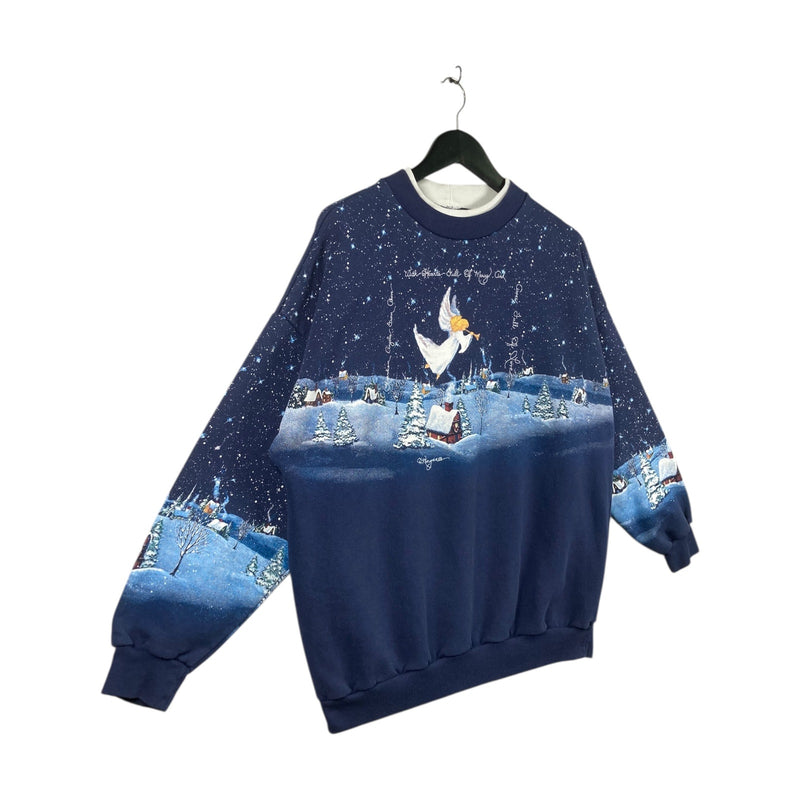 Vintage Snow AOP Pullover Crewneck