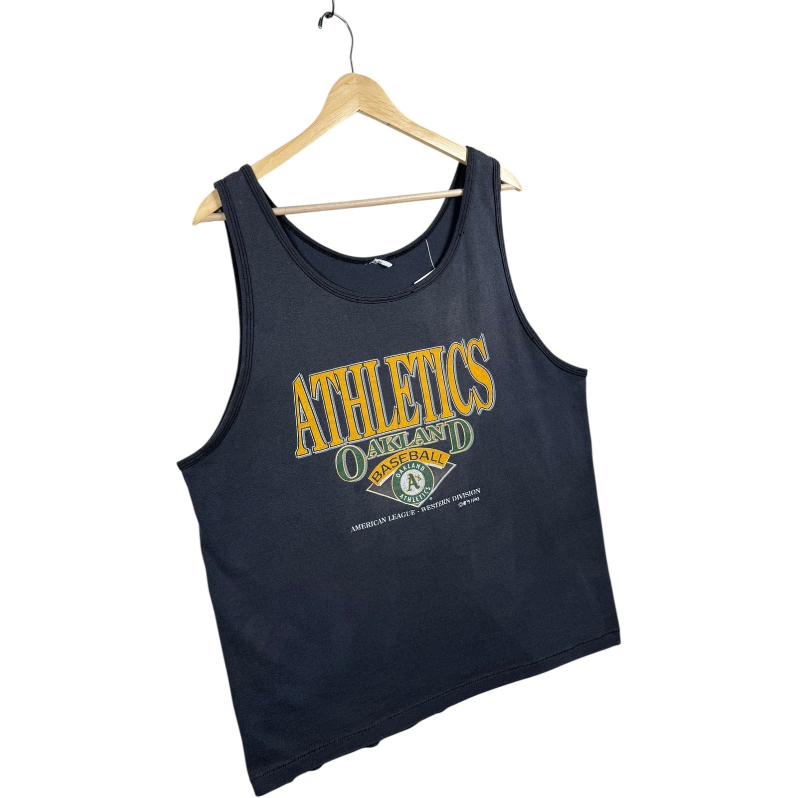 Vintage American League Oakland Athletics Baseball Tank 1993 Top