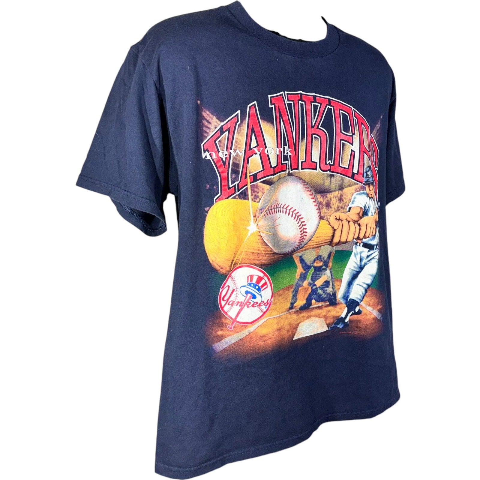 Vintage New York Yankees Caricature Home Run Tee 90s