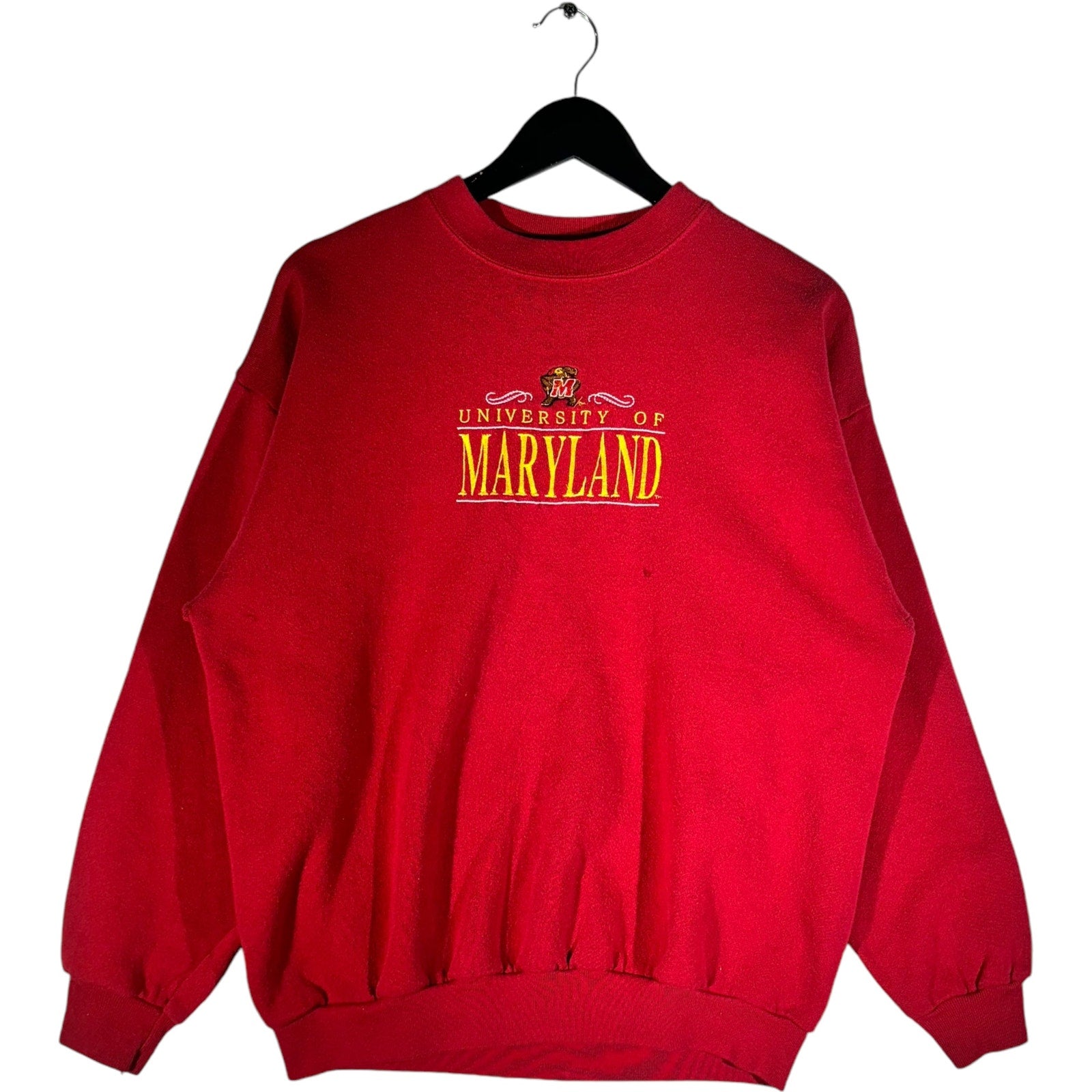 Vintage University Of Maryland Spellout Crewneck