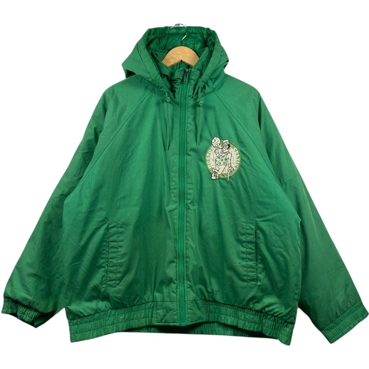 Vintage Boston Celtics NBA Full Zip Hooded Jacket