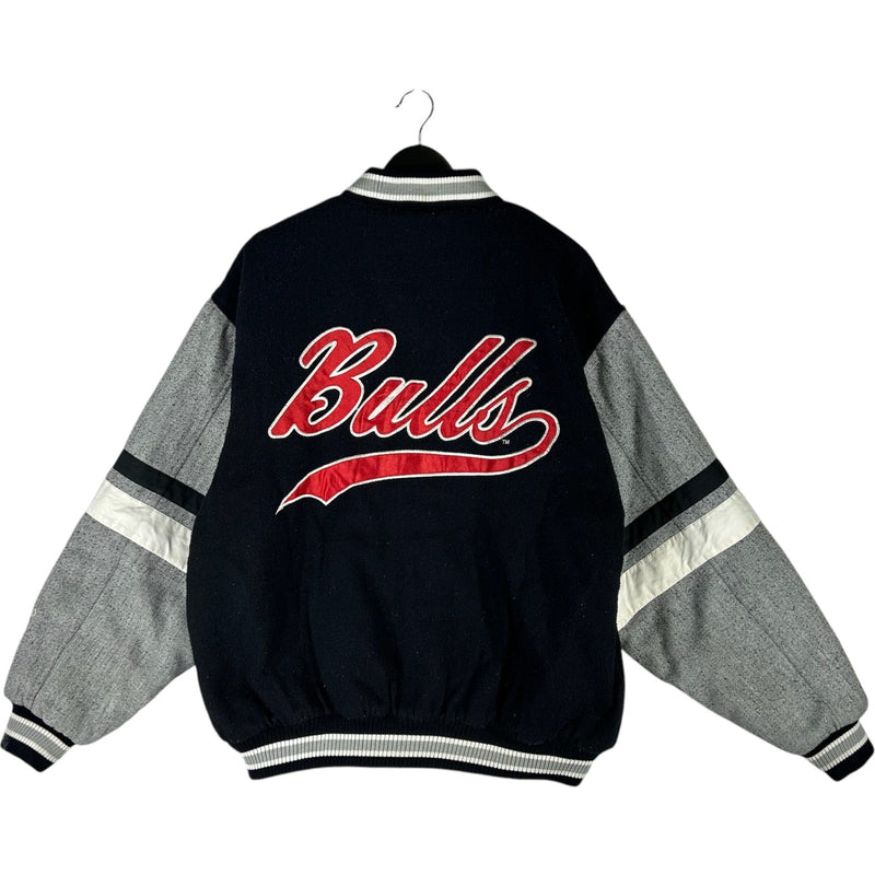 Vintage NBA Chicago Bulls Wool Varsity Jacket 90s