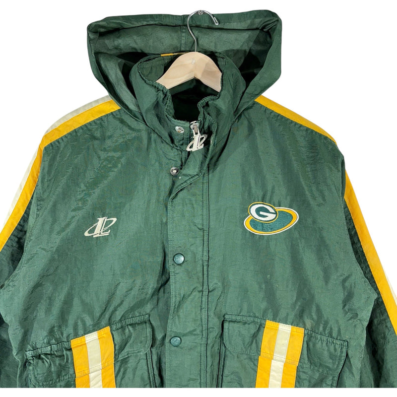 Vintage Youth NFL Logo Athletic Green Bay Packers Puffer Jacket