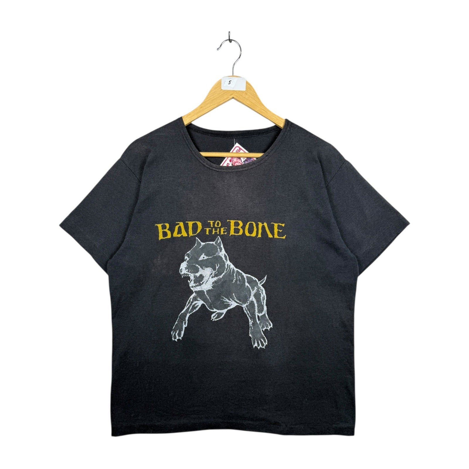 Vintage Bad to the Bone Dog Graphic T-Shirt
