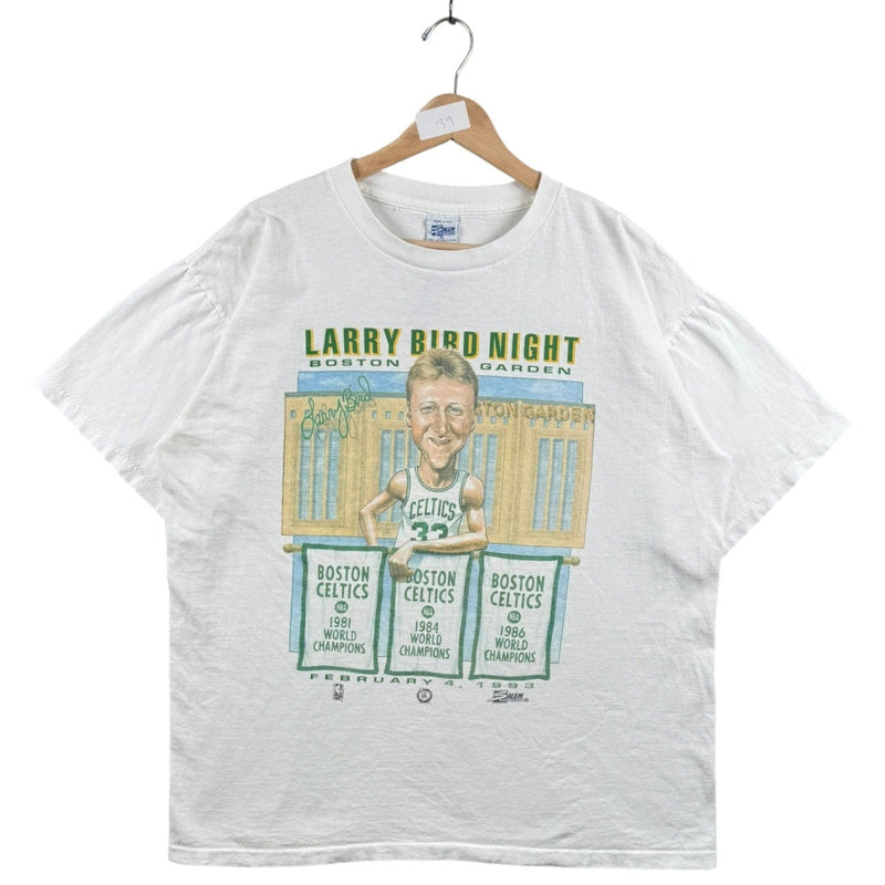 Vintage NBA Larry Bird Night Boston Garden T-Shirt