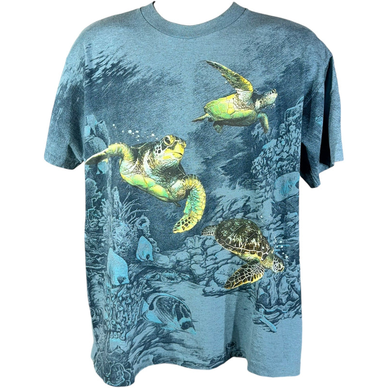 Vintage Under Water Turtles AOP Tee 90s