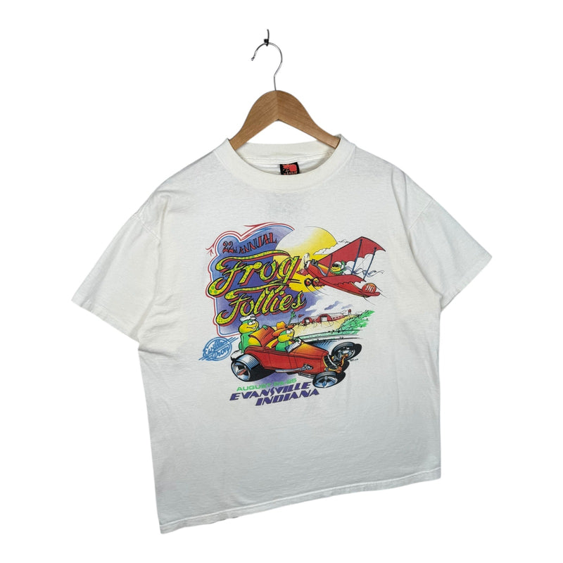 Vintage Frog Follies Hot Rod Car Show T-Shirt