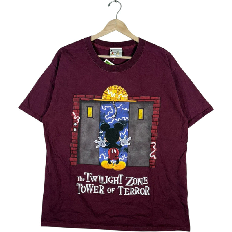 Vintage Disney Mickey The Twilight Zone Tower Of Terror Tee