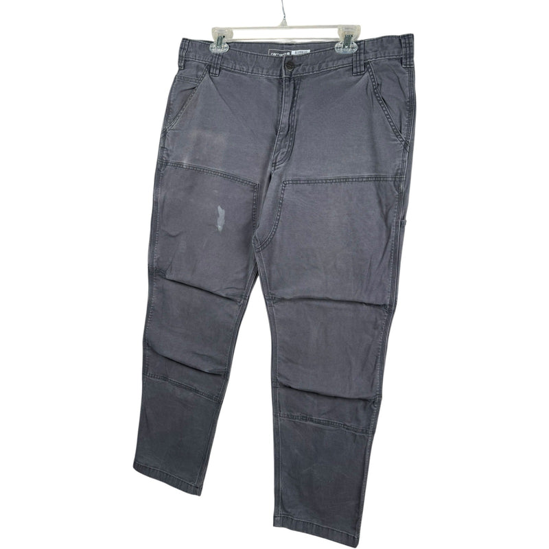 Vintage Carhartt Double Knee Carpenter Canvas Work Pants 38