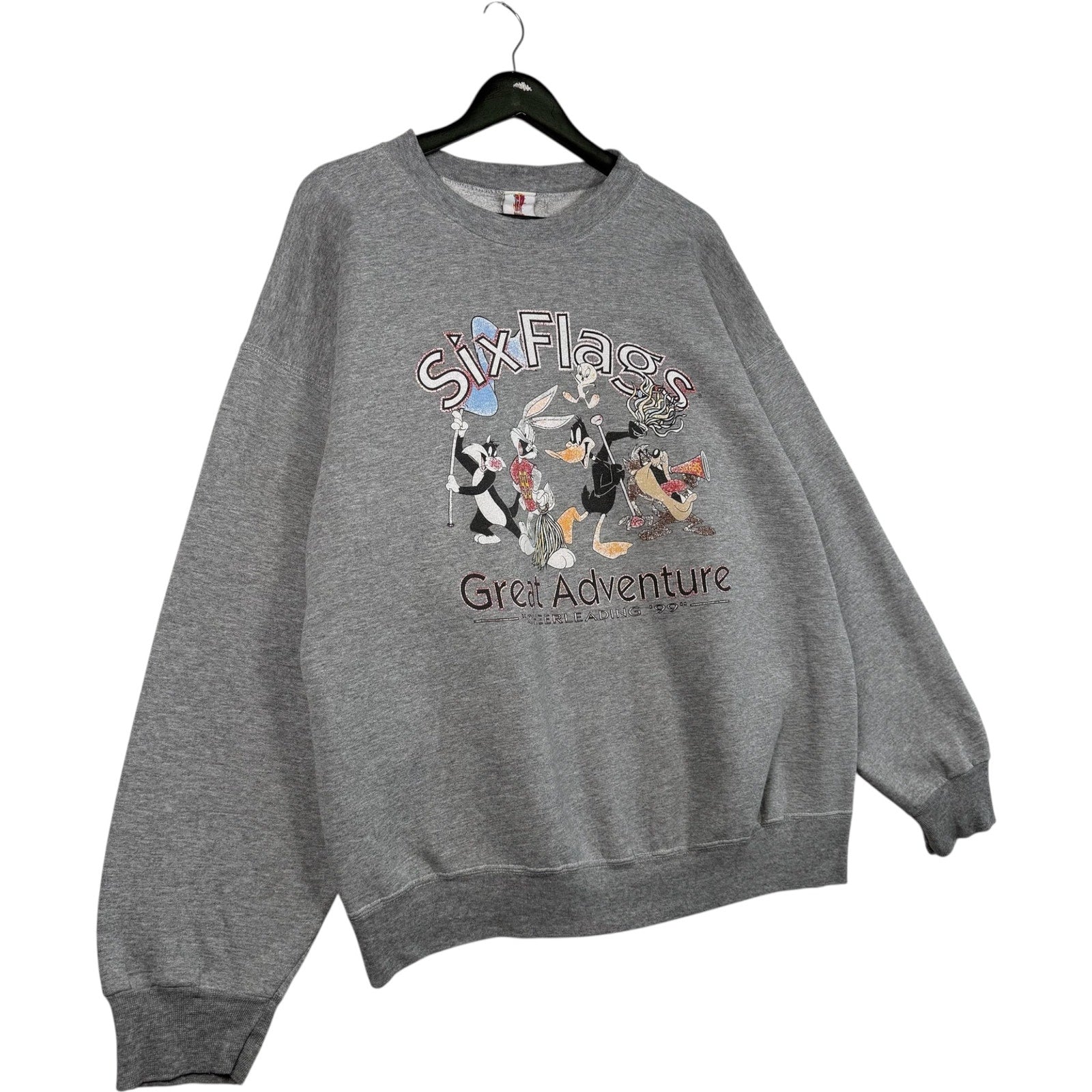 Vintage Six Flags Great Adventure Cheerleading Crewneck