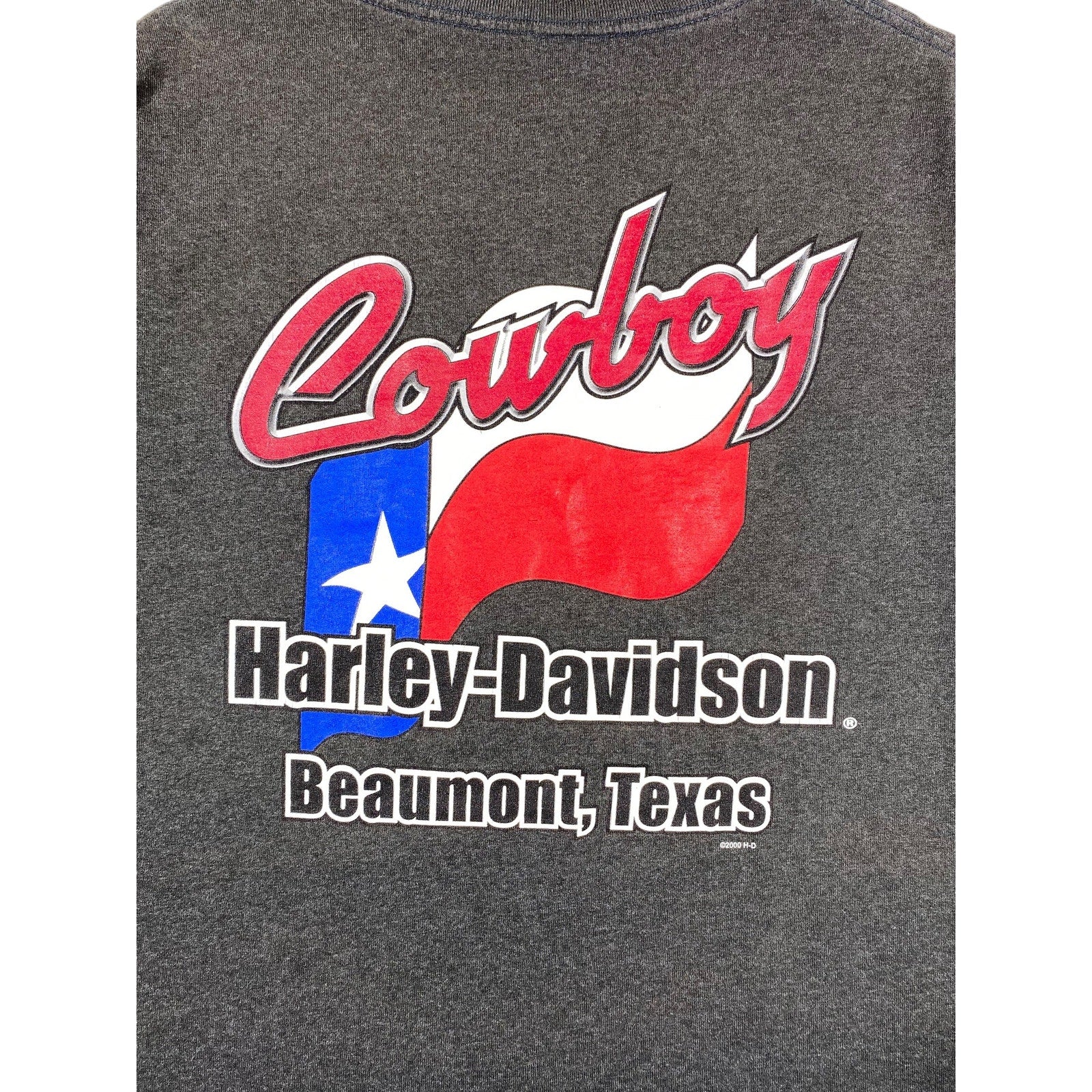 Vintage Harley Davidson Motorcycles Cowboy T-Shirt