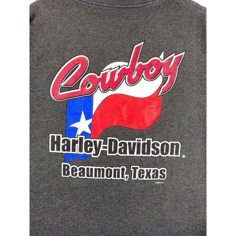 Vintage Harley Davidson Motorcycles Cowboy T-Shirt
