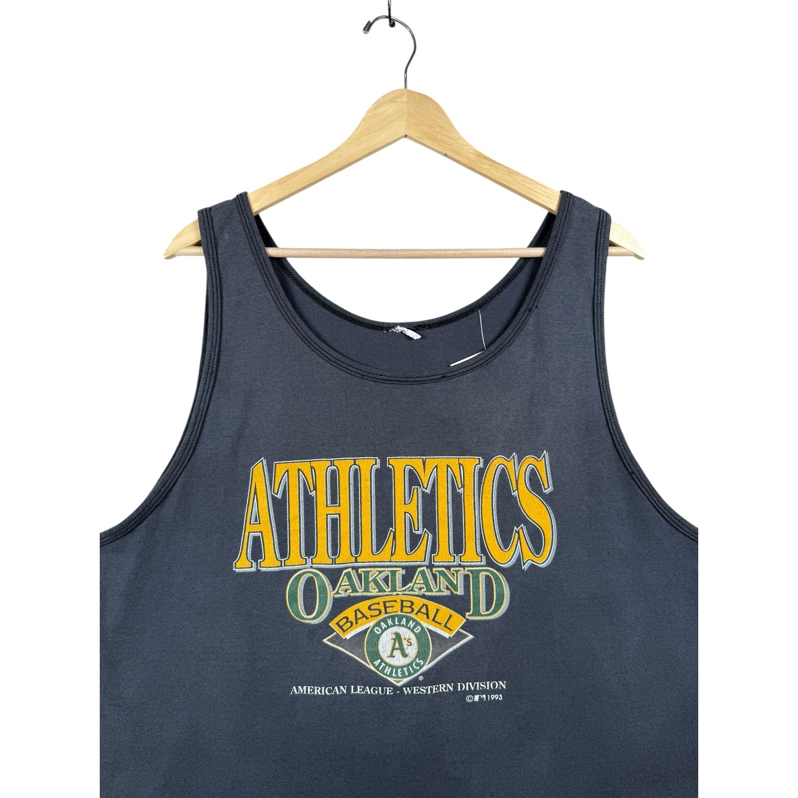 Vintage American League Oakland Athletics Baseball Tank 1993 Top