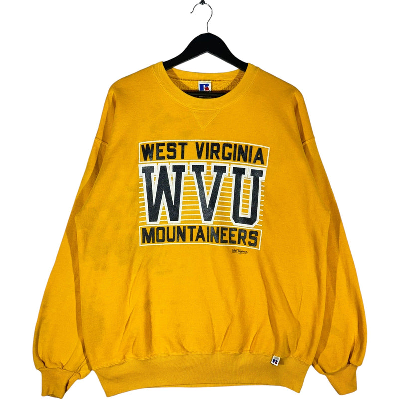 Vintage West Virginia University Mountaineers Russell Crewneck