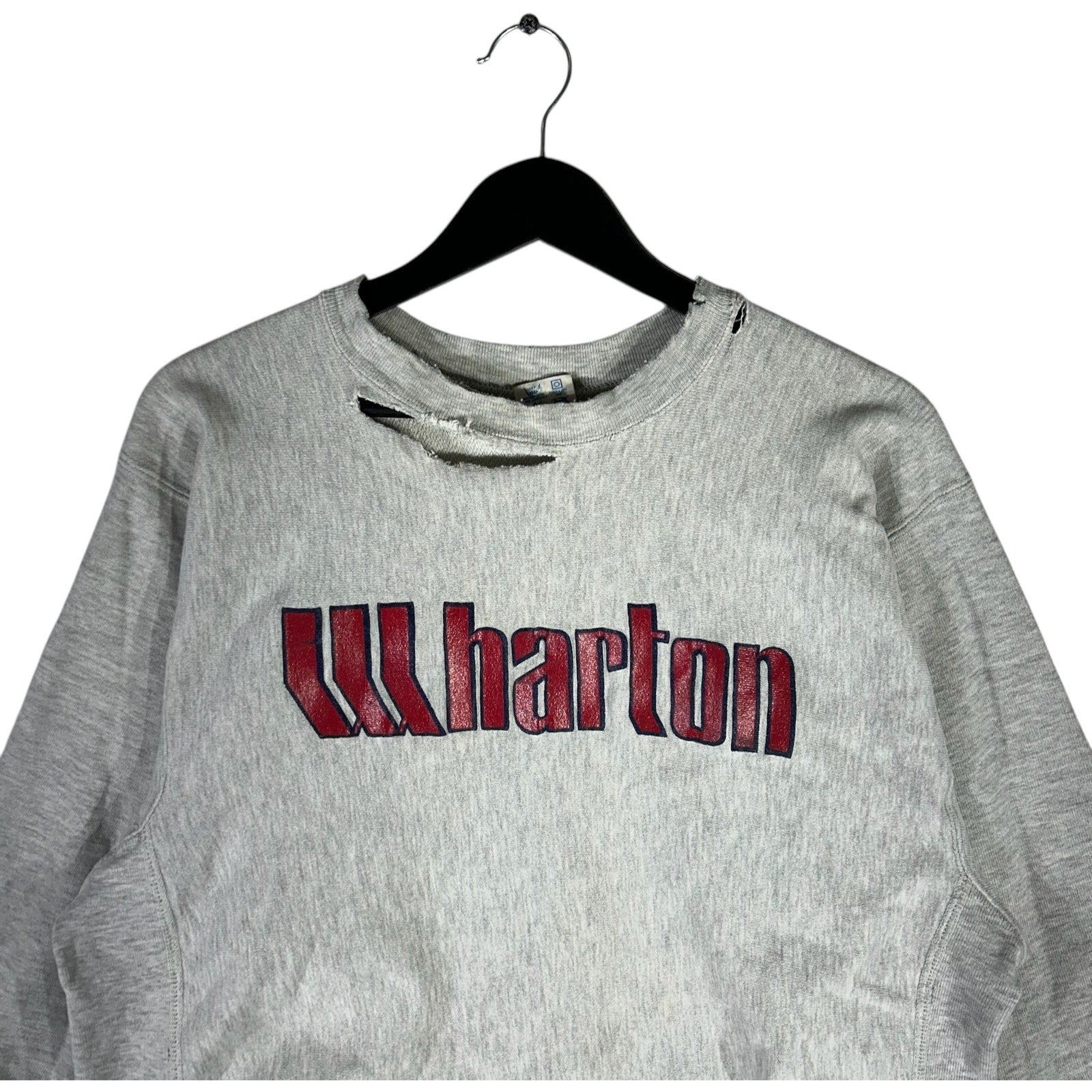 Vintage Champion Reverse Weave Wharton School of Business Crewneck