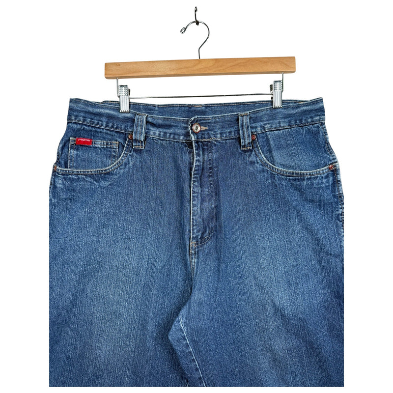 Vintage Fubu Straight Bermuda Jean Denim Shorts 38