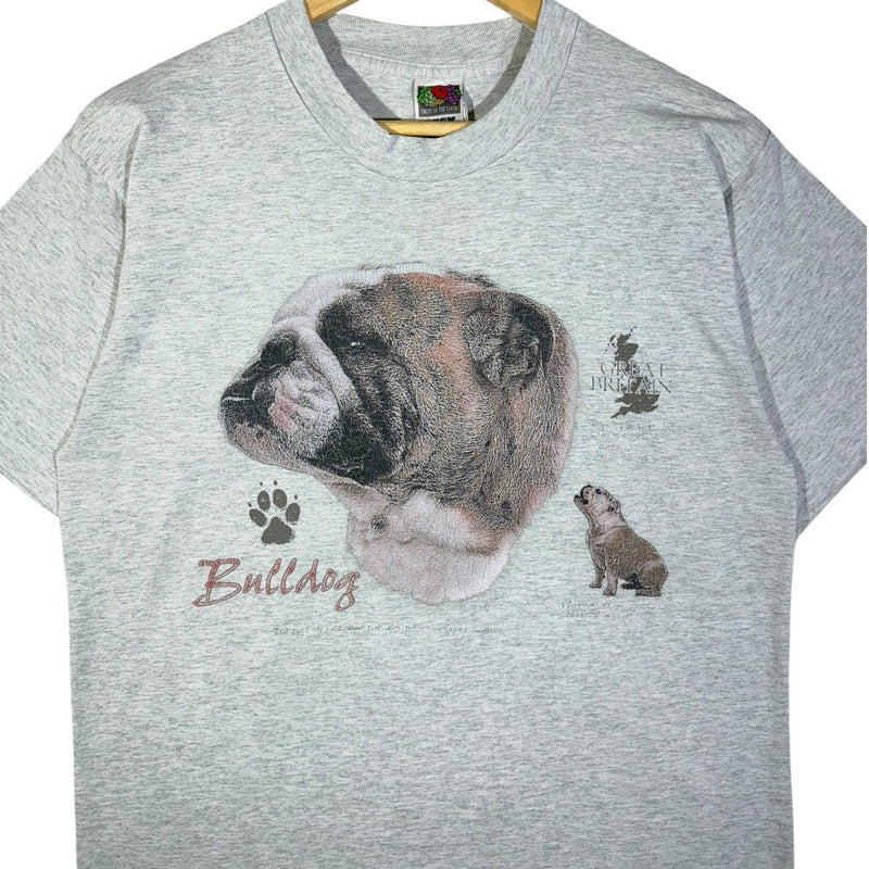 Vintage Great Britain Dog Graphic T-Shirt