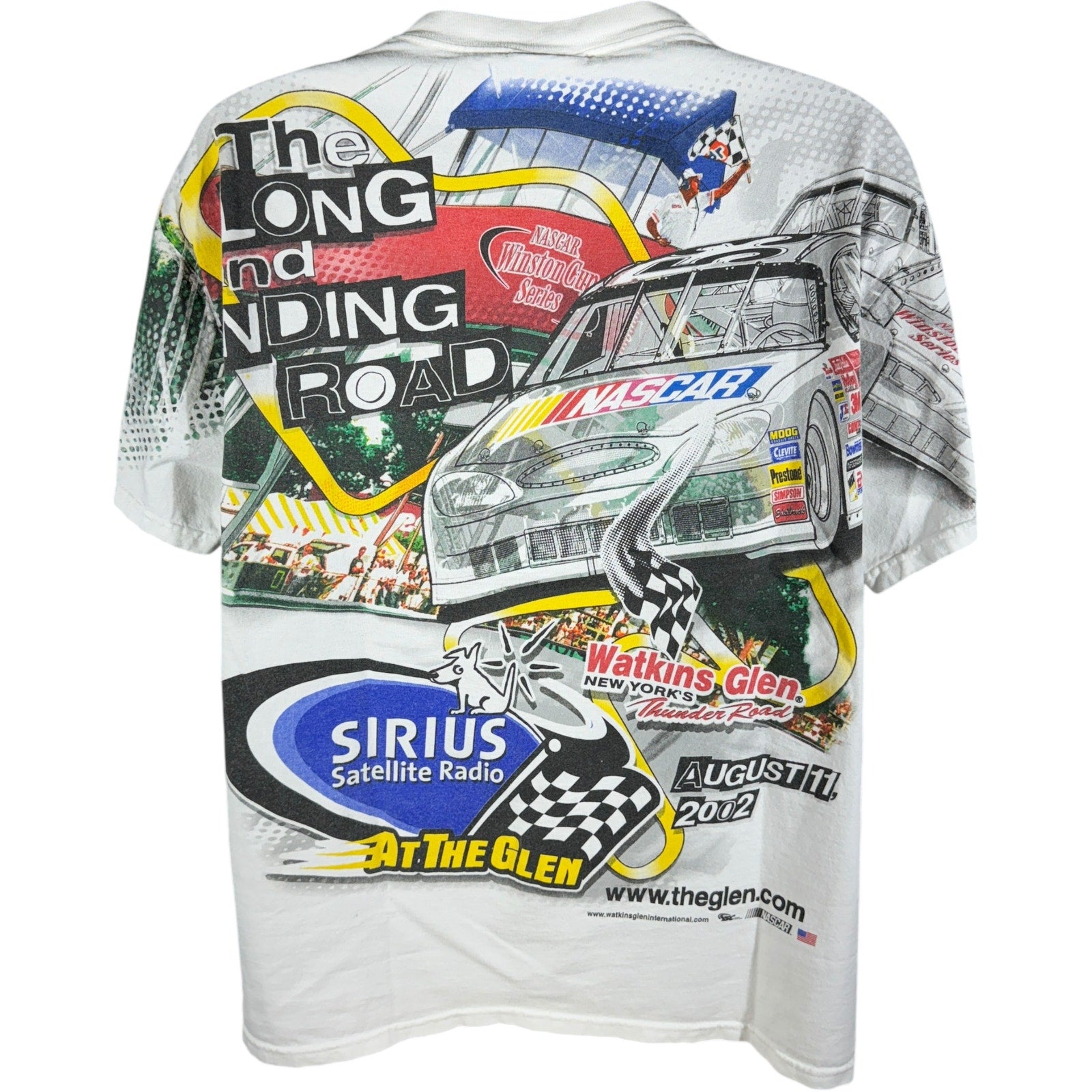 Vintage NASCAR Watkins Glen AOP Tee