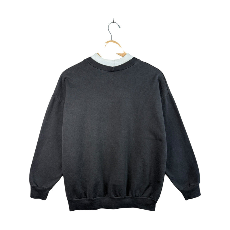 Vintage Winter Cabin Snow Graphic Crewneck